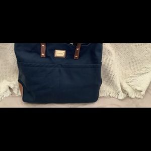 Calvin Klein navy blue shoulder bag w